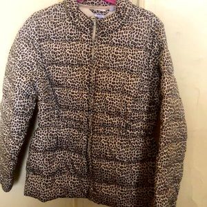 Girls Gap cheetah print jacket